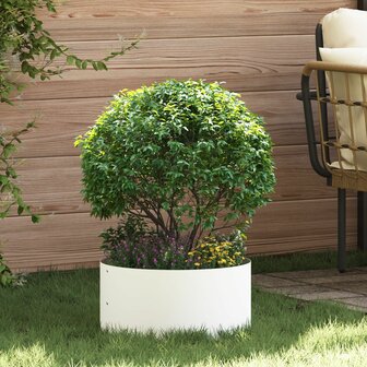 Grote Witte Metalen Pot Wit Metaal Groot Plantenbakken 1