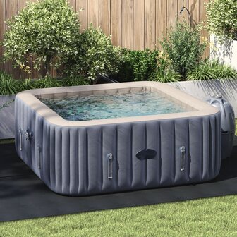 Rechthoekige Zwembadhoes Zwart PVC 300 x 220 cm Duurzaam 1