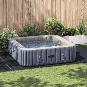 Rechthoekige Zwembadhoes Zwart Polyethyleen 550 x 280 cm 1