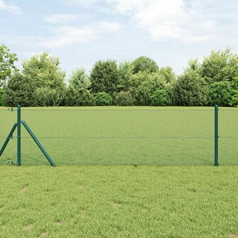 Gelast Draadhek Groen 0.6x25 m Staal 1