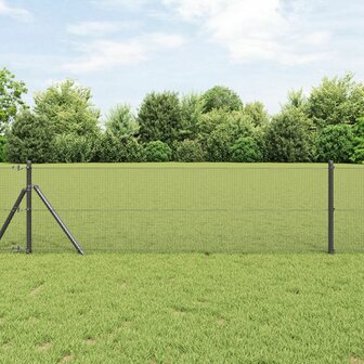 Gelaste Draadhek Grijs 0.4x10 m Staal 1