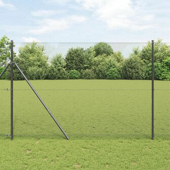 Gelast Draadhek Grijs 1.6x10 m Staal 1