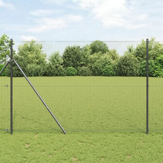 Gelast Draadhek Grijs 1.6x10 m Staal 1