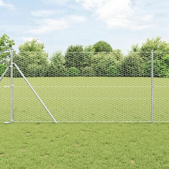 Hexagon Schutting 1.2x10 m Gegalvaniseerd Staal 1