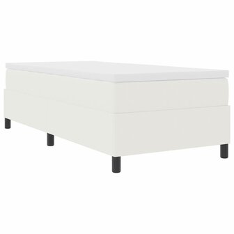 Boxspringbed ribfluweel cr&egrave;mekleurig Single 2
