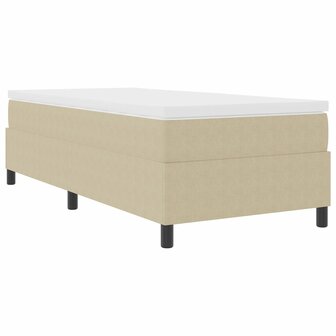 Boxspringbed ribfluweel lichtgroen grijs Single 2