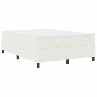 Boxspringbed ribfluweel cr&egrave;mekleurig 140x200 cm 2