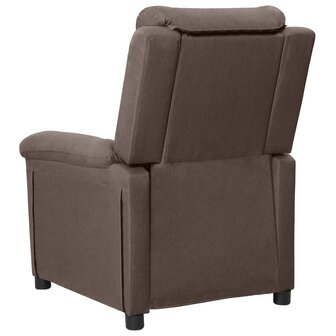 Massagestoel elektrisch stof taupe 5