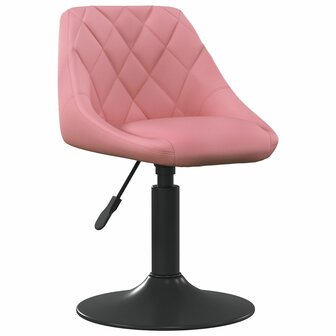 Barkruk Roze 46x44x(62,5-77,5) cm Velvet 2