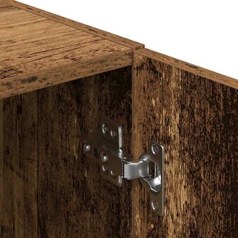Keukenkast 38x41,5x131,5 cm bewerkt hout oud houtkleurig 9