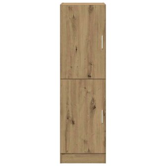 Keukenkast 38x41,5x131,5 cm bewerkt hout artisanaal eiken 4