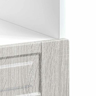 Ovenkast &quot;Porto&quot; bewerkt hout grijs sonoma eiken 8