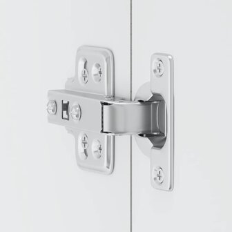 Keukenwandkast Lucca bewerkt hout betongrijs 9