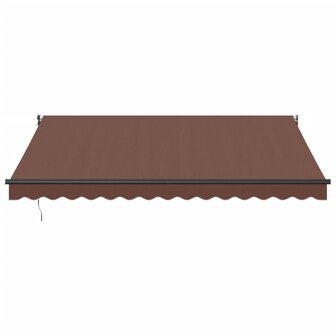 Luifel automatisch uittrekbaar 400x300 cm bruin 3