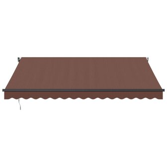 Luifel automatisch uittrekbaar 400x300 cm bruin 3
