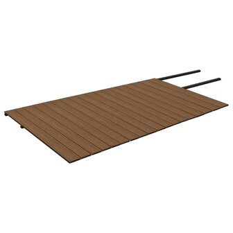 Terrasplanken met accessoires 36 m&sup2; 2,2 m HKC bruin en grijs 5