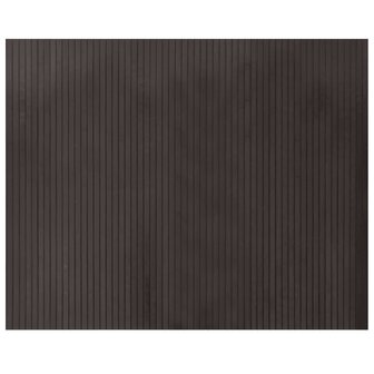 Vloerkleed rechthoekig 80x100 cm bamboe donkerbruin 2