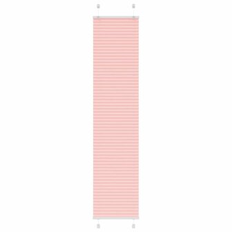 Pliss&eacute; rolgordijn 45x200 cm stofbreedte 44,4 cm polyester roze 1