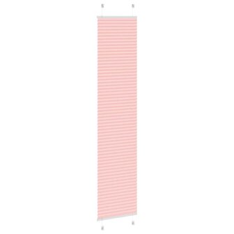 Pliss&eacute; rolgordijn 45x200 cm stofbreedte 44,4 cm polyester roze 4
