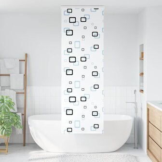 Doucherolgordijn met cassette 60x240 cm stofbreedte 56 cm 2