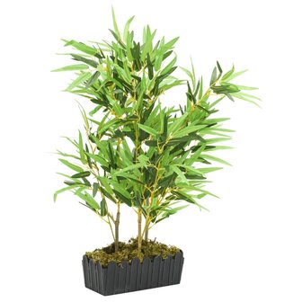 Kunstplant bamboe 500 bladeren 80 cm groen 1
