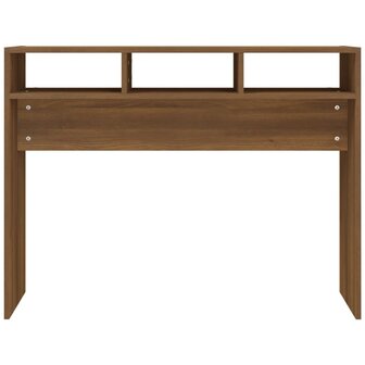 Wandtafel 105x30x80 cm bewerkt hout bruin eikenkleur 5