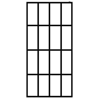 Inloopdouchewand 118x190 cm mat gehard glas 3