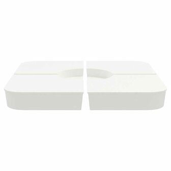 4-delige Set parasolvoeten voor kruisvoet parasol 100 kg PP 3