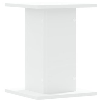 Plantenstandaards 2 st 30x30x40 cm bewerkt hout wit 7