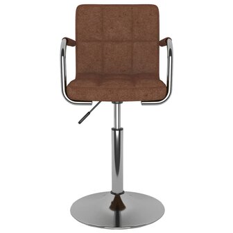 Barkruk stof bruin 3