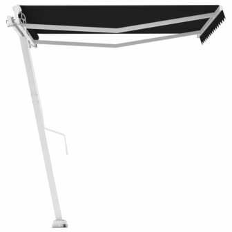 Luifel vrijstaand handmatig uittrekbaar 350x250 cm antraciet 2