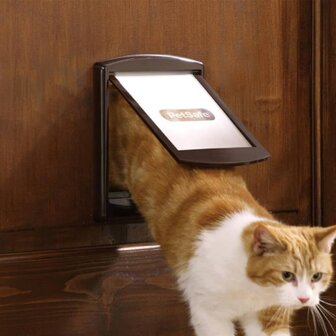 PetSafe Huisdierenluik  2 richtingen 730 small 17,8 x 15,2 cm bruin 5018 2