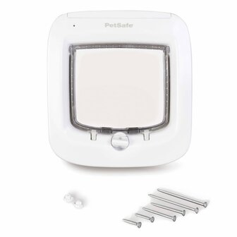 PetSafe Microchip kattenluik wit PPA19-16145 1