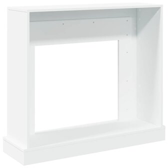 Haardombouw 100x30x87,5 cm bewerkt hout wit 6