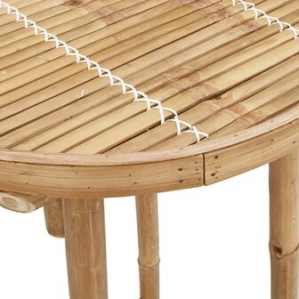 Bartafel voor buiten Rond &Oslash;55x100 cm bamboe 9