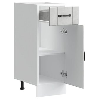 Keuken onderkast Lucca bewerkt hout betongrijs 5