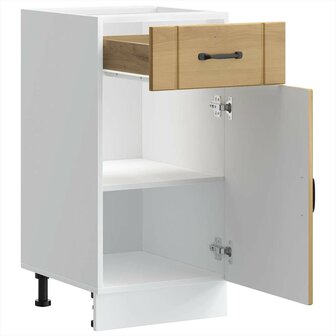 Keuken onderkast Lucca bewerkt hout sonoma eikenkleurig 5