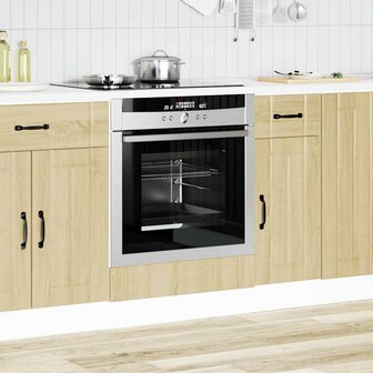 Ovenkast Lucca bewerkt hout sonoma eikenkleurig 3