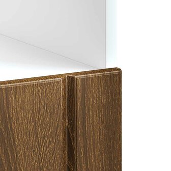 Ovenkast Lucca bewerkt hout bruin eikenkleur 8