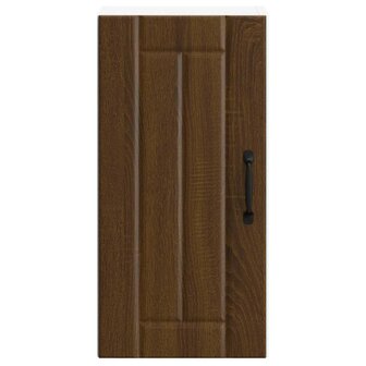Keukenwandkast Lucca bewerkt hout bruin eikenkleur 4