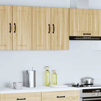 Keukenwandkast Lucca bewerkt hout sonoma eikenkleurig 3