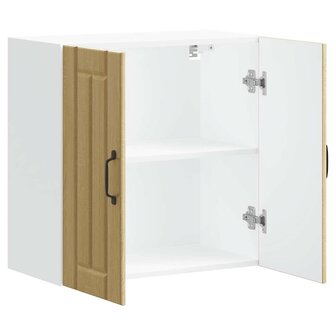 Keukenwandkast Lucca bewerkt hout sonoma eikenkleurig 6