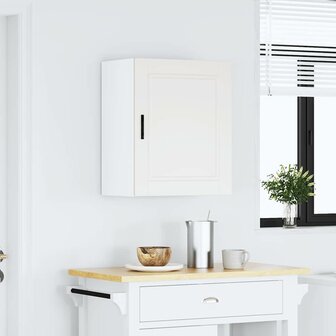 Keukenwandkast Porto bewerkt hout wit 3