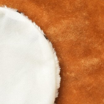Leeuwenvloerkleed pluche 205 cm bruin 3