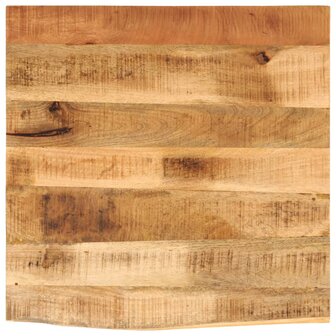 Tafelblad met natuurlijke rand 40x40x3,8 cm massief mangohout 1