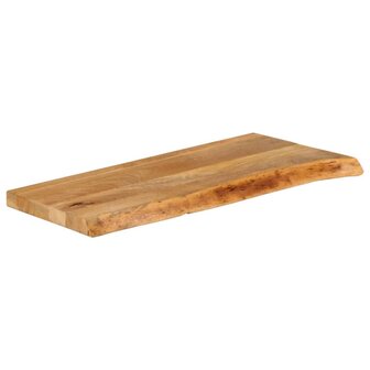 Tafelblad met natuurlijke rand 70x20x2,5 cm massief mangohout 2