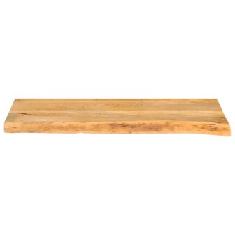 Tafelblad met natuurlijke rand 70x20x2,5 cm massief mangohout 3