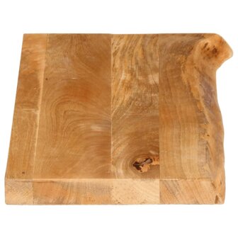 Tafelblad met natuurlijke rand 70x20x2,5 cm massief mangohout 4