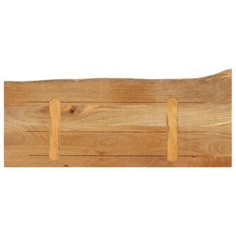 Tafelblad met natuurlijke rand 70x20x2,5 cm massief mangohout 5