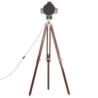 Vloerlamp driepoot 180 cm massief mangohout       5